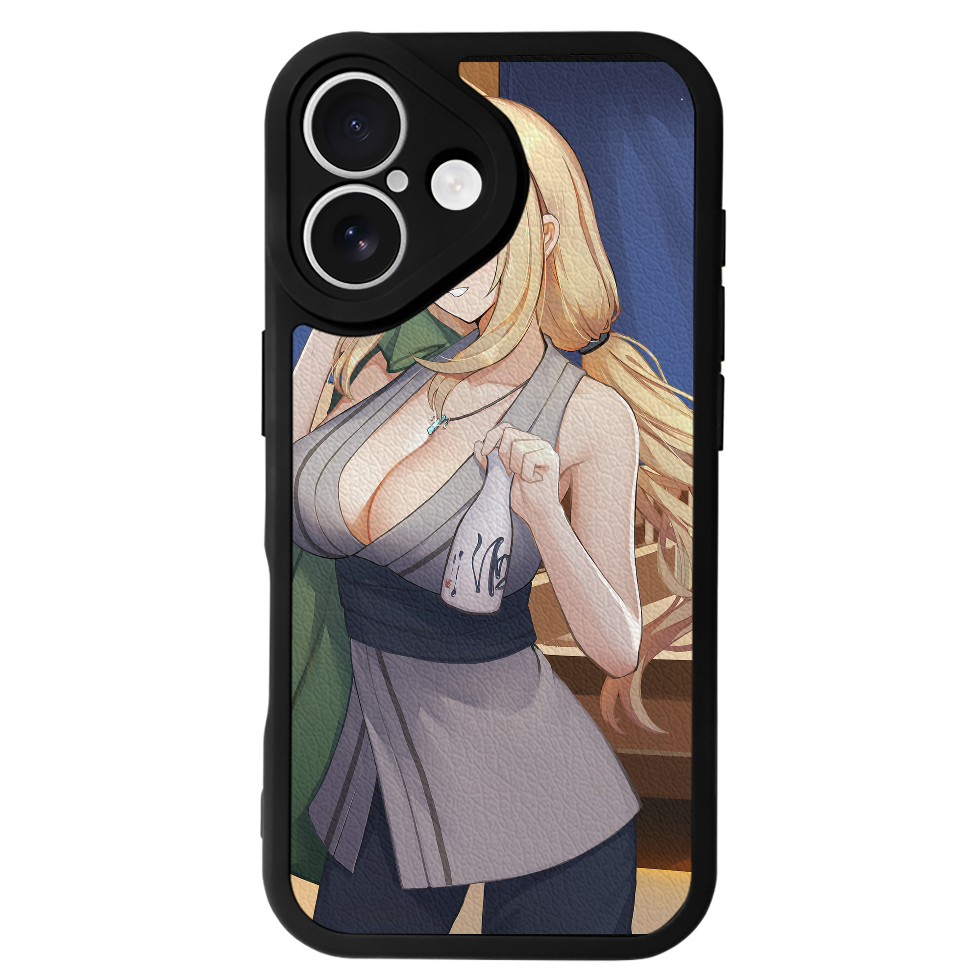 （画像用） NARUTO -ナルト- NARUTO -ナルト- 疾風伝 【iPhone 16シリーズ対応】シリコンスマホケース（レザー調） 材質：シリコン